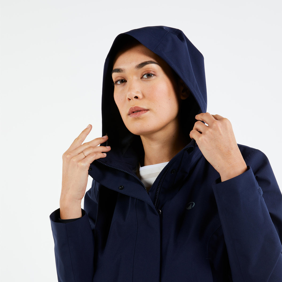 Long jacket Sailing 500 W Navy