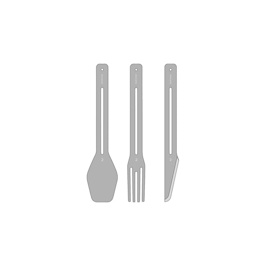 3 cutlery set stainless steel 500