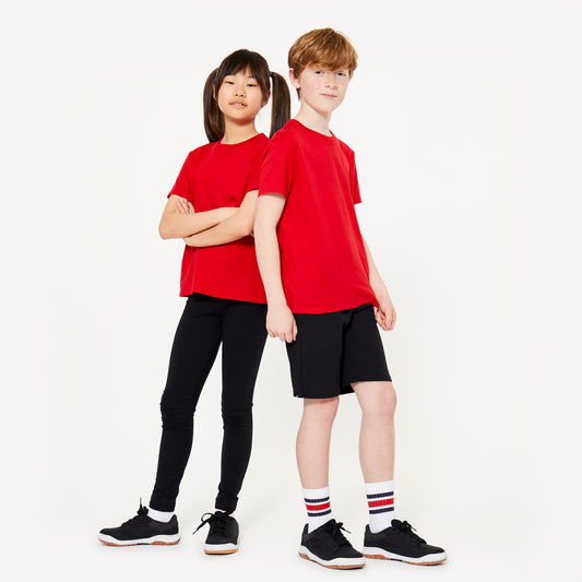 Kids' Unisex Multisports Cotton T-Shirt - Red