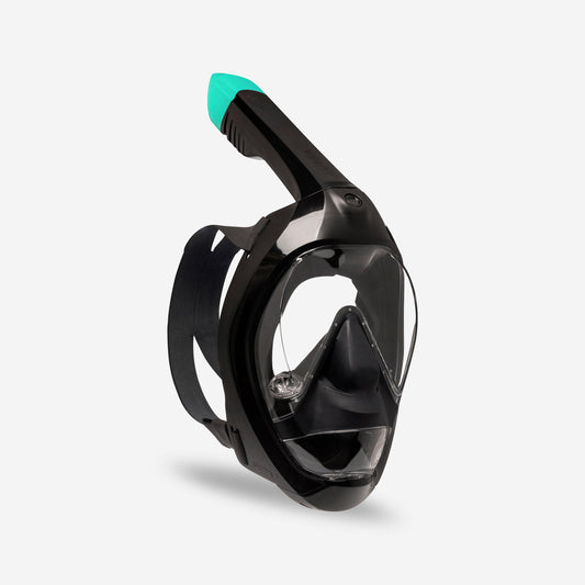 Underwater snorkelling mask Easybreath 900 > age 10 Black