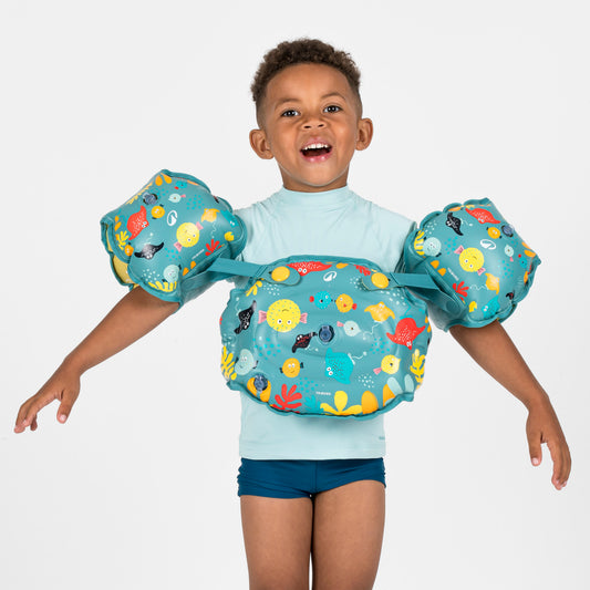 TISWIM PRINT ALLFISH BLUE