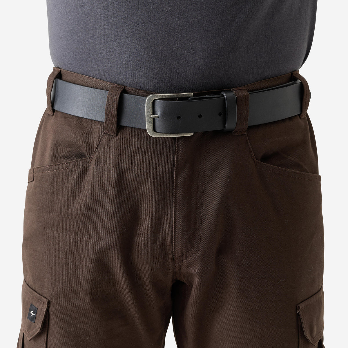 LEATHER BELT BLACK