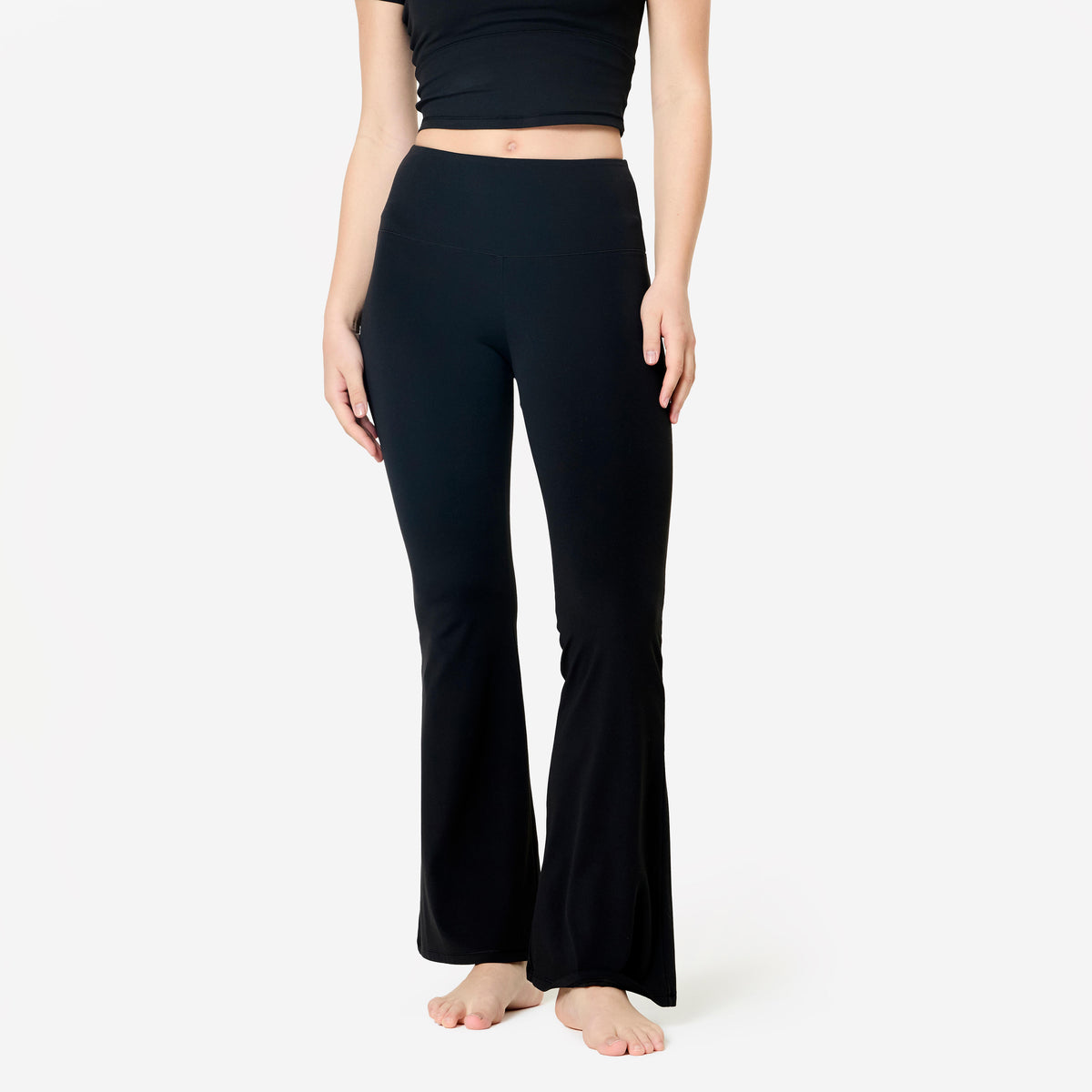 Y/P E FLARE LEGGING BREATHE 500 BLACK