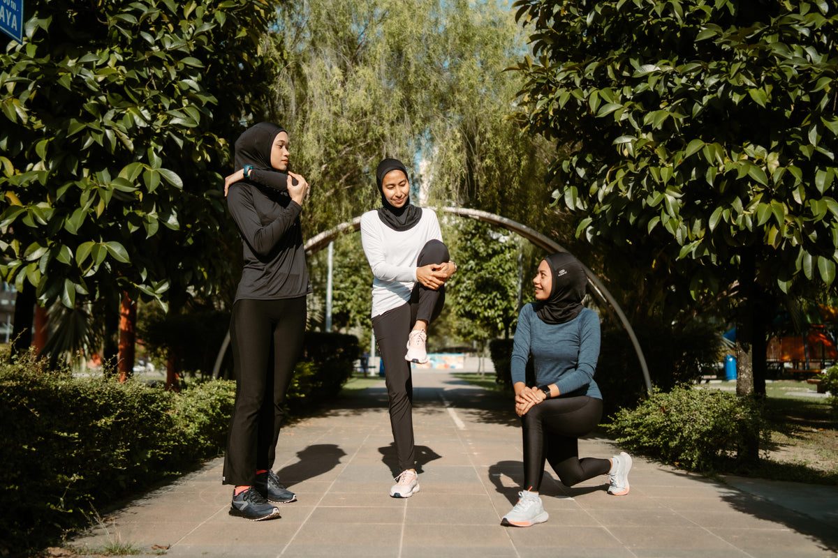 RUNNING HIJAB BLACK