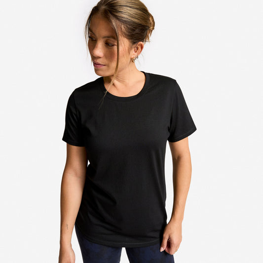 TS W 500 COOLING Crew Neck BLACK