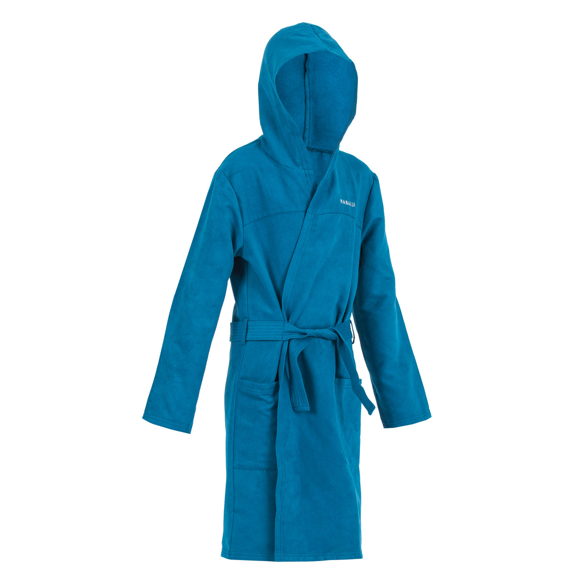 BATHROBE 500 MF JR BLUE PETROL