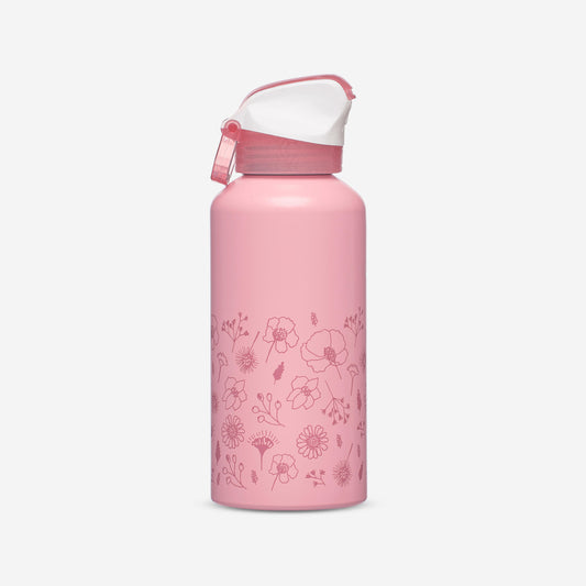 BOTTLE 500 JUNIOR ALU 0,6L PINK GRAPH