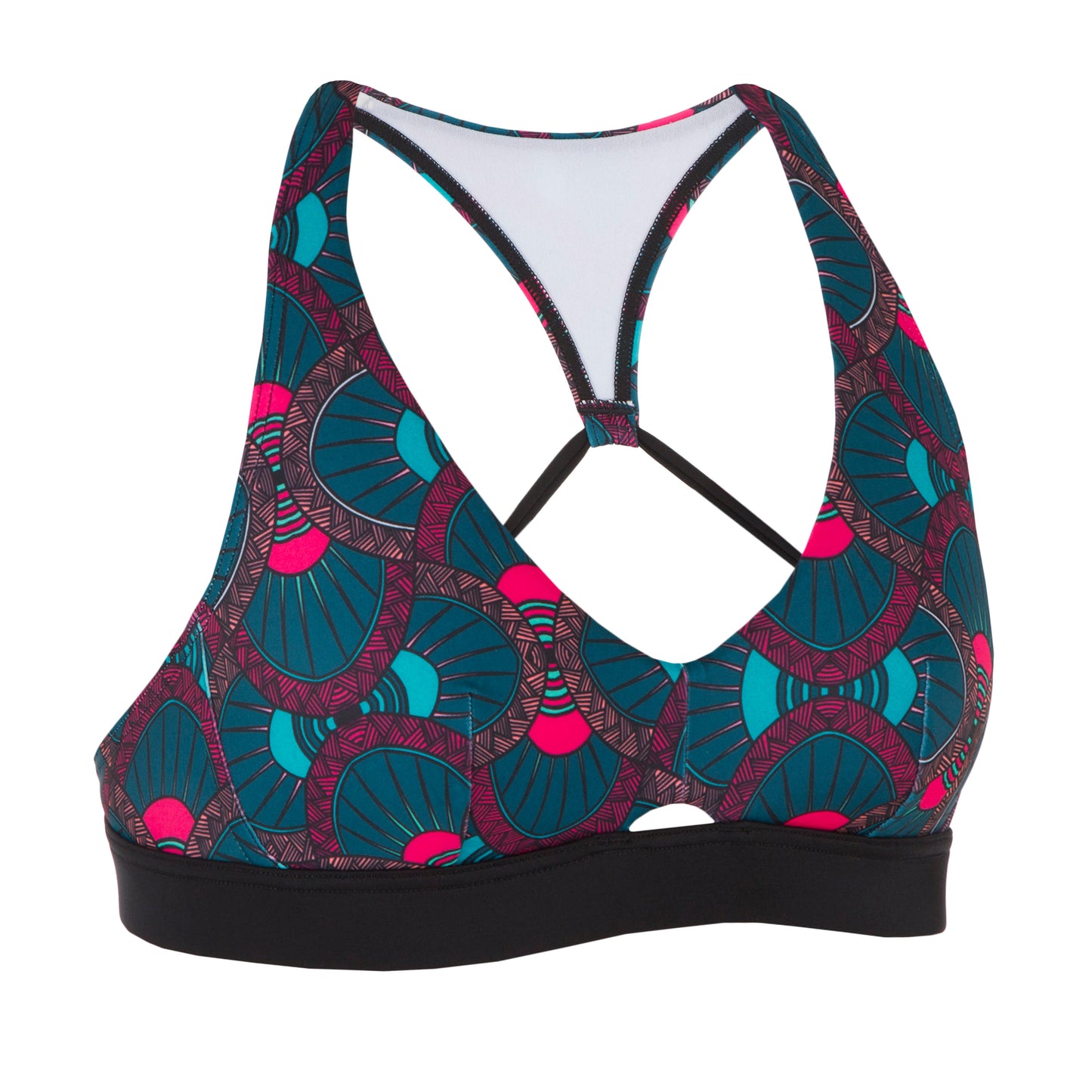 AGATHA SUPAI ZENITH Women's surf swimsuit crop top with adjustable back.