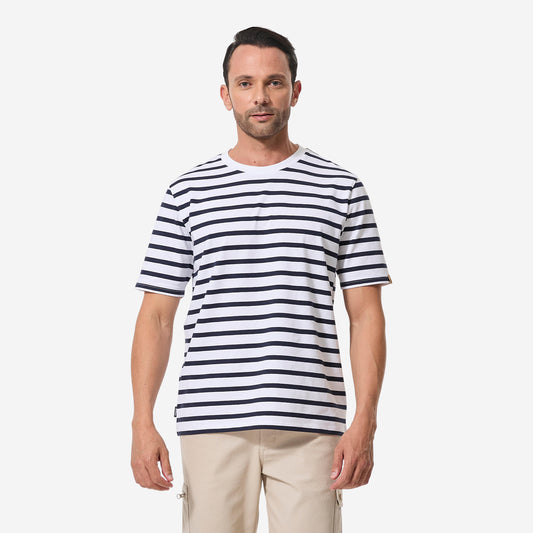 T-shirt Sailing 100 M White navy