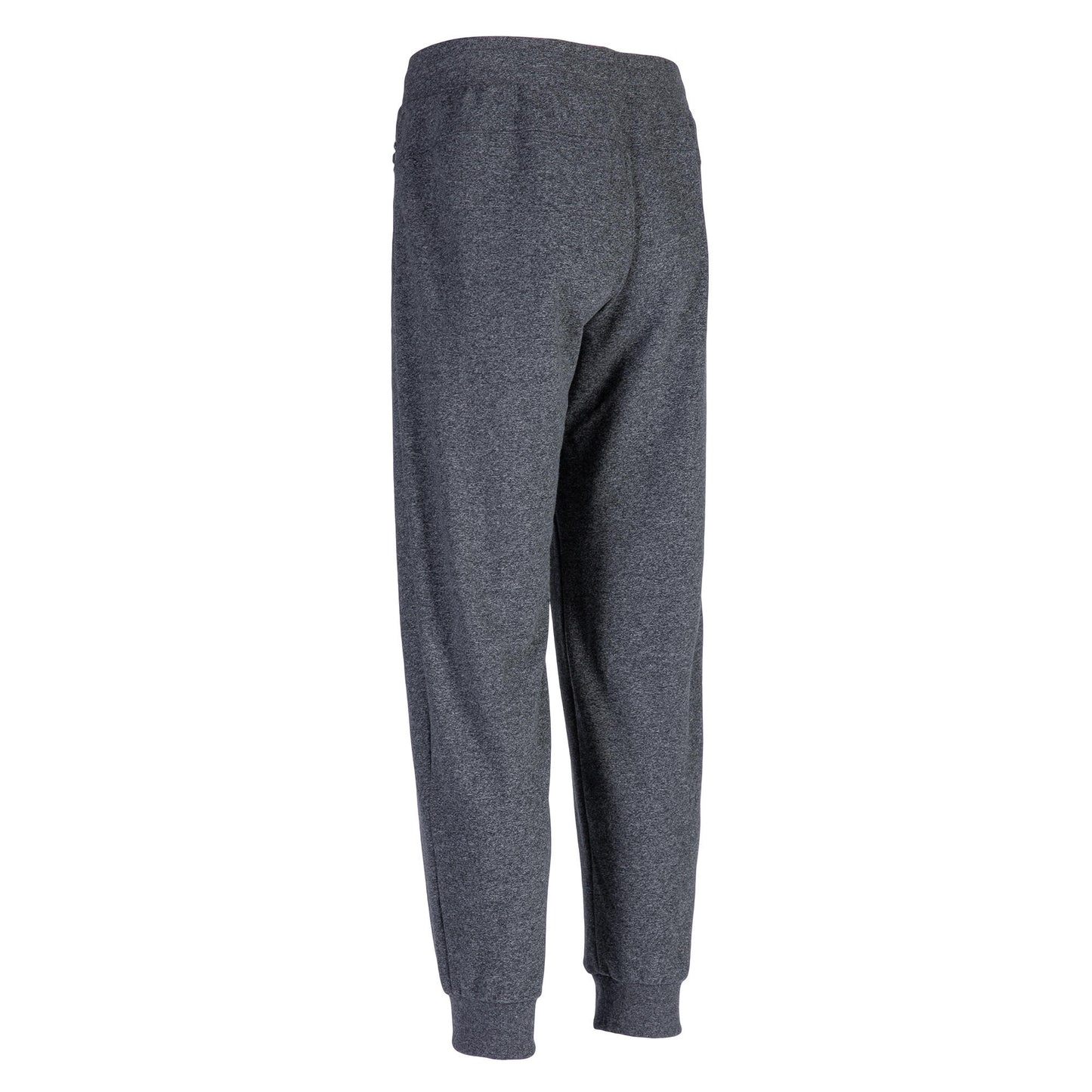 Men's Straight-Cut Cotton-Rich Jogging Fitness Bottoms 500 - Dark Grey