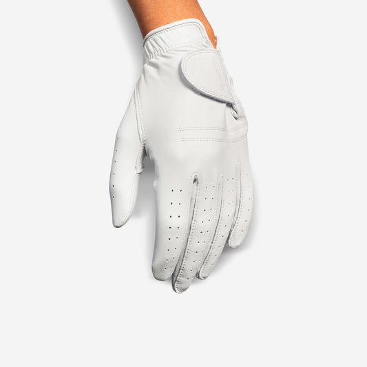 Women's golf glove cabretta right handed, 900 white