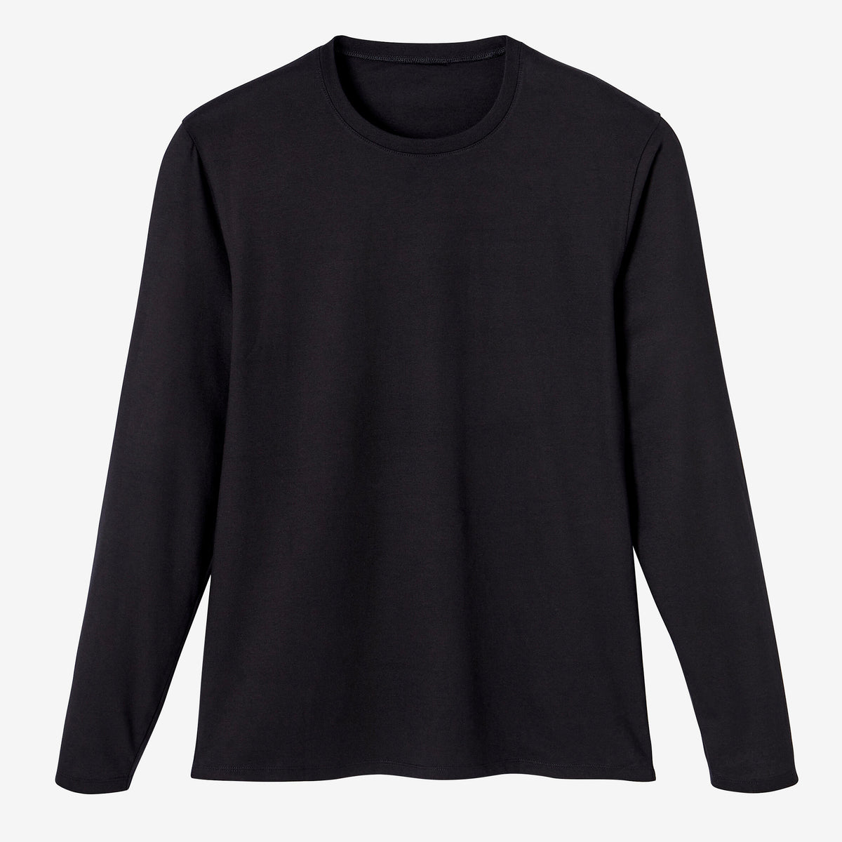 T-Shirt LS Regular 100 Black M