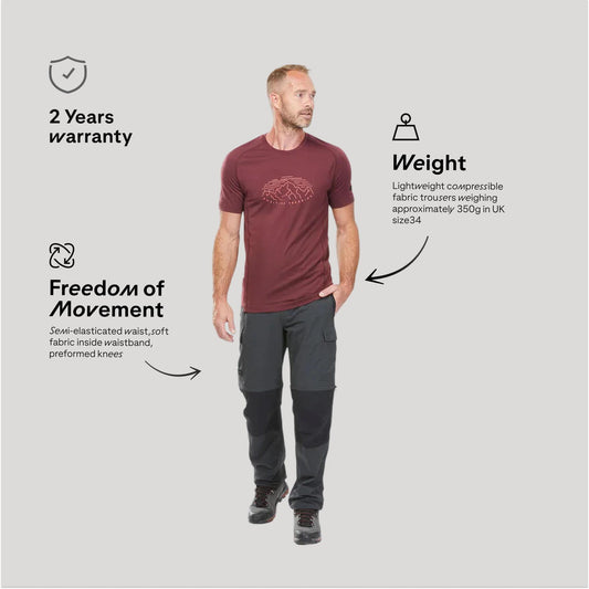 TROUSERS MT100 MODULAR DARK GREY M