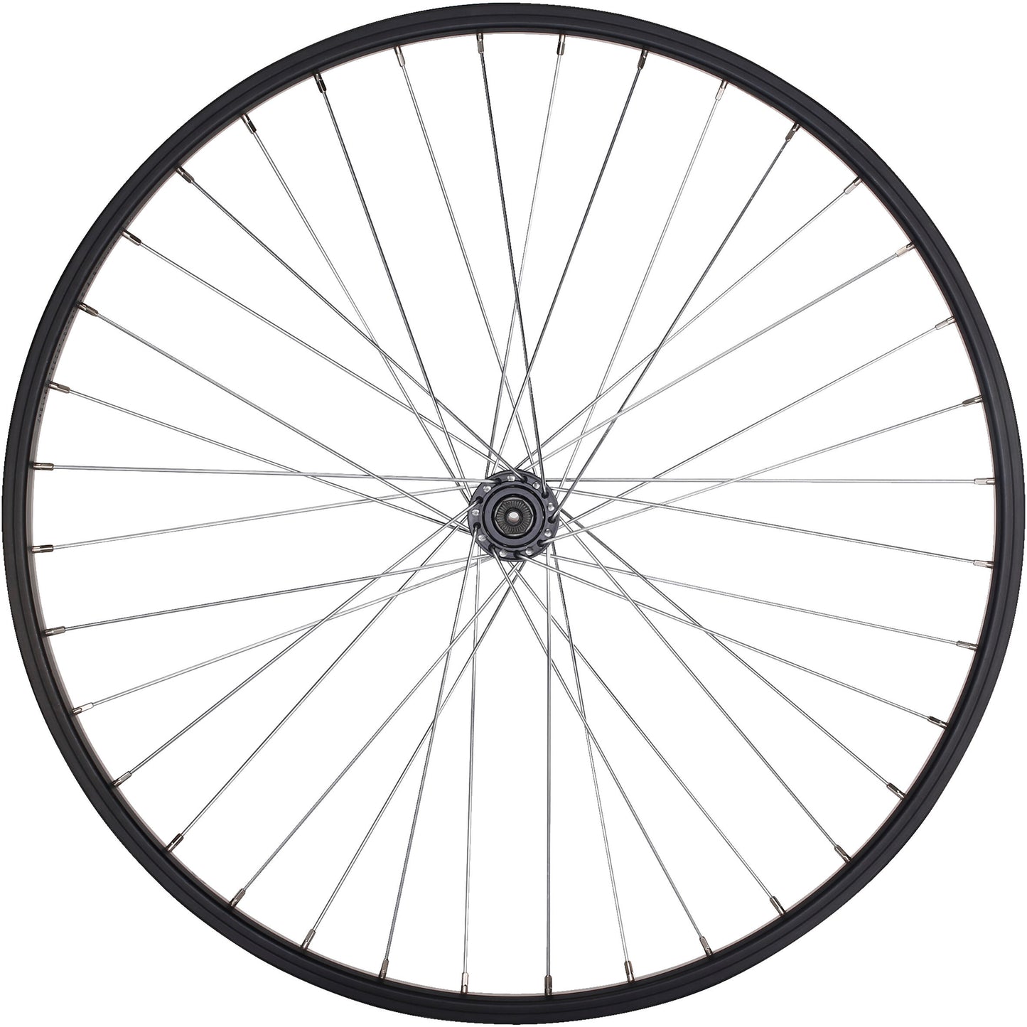 Kids' Bike Wheel 24" Front Single Wall Rim Quick Release - Black