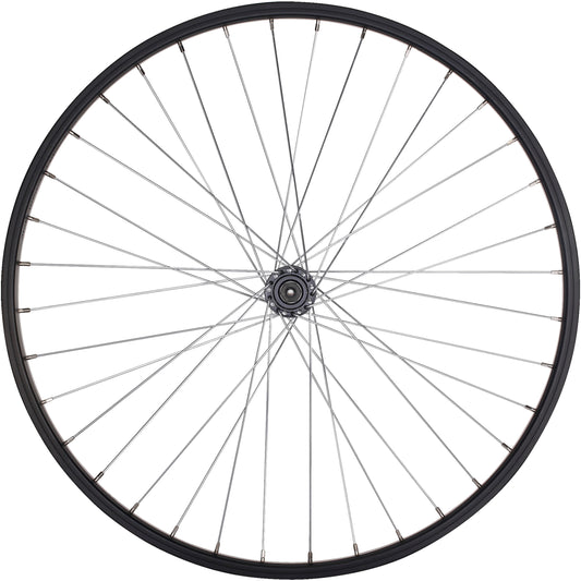 Kids' Bike Wheel 24" Front Single Wall Rim Quick Release - Black