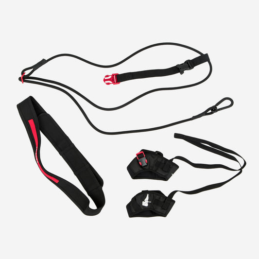 Stationary swimming tether black red