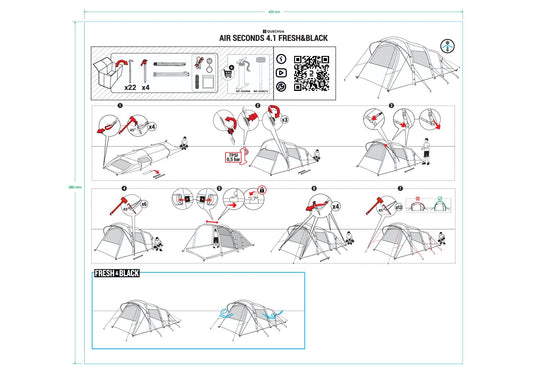 AIR SECONDS 4.1 FRESH & BLACK TENT