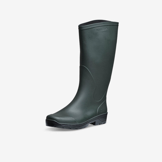 Men's waterproof wellies glenarm 300 green