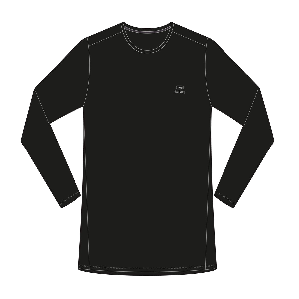 TSHIRT RUN DRY M BLACK