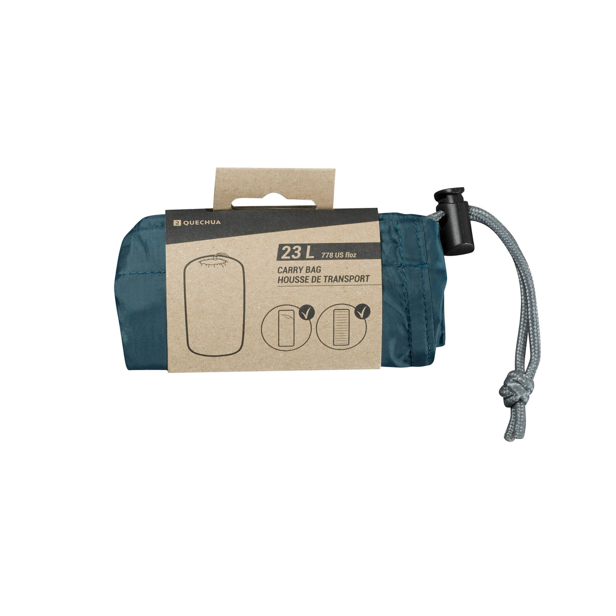 Sleeping gear storage cover Blue