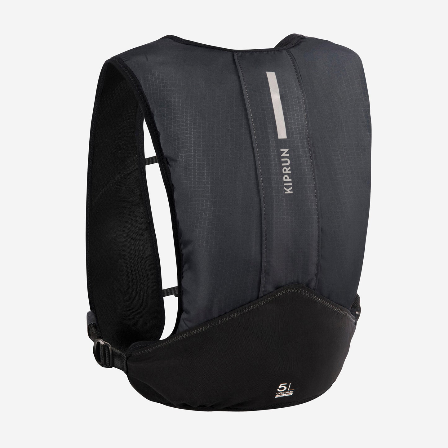 Unisex hydration bag + 1L water pouch included - KIPRUN 500 5L Essential - Black