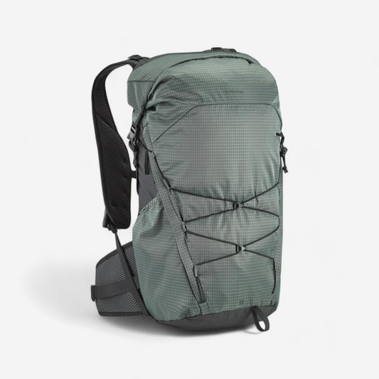 22 L Rolltop Mountain Hiking Backpack - MH500 Light Green