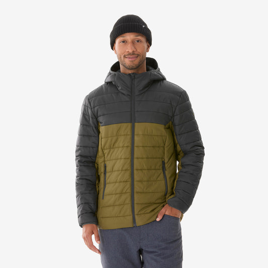 PADDED JACKET MH500 BLACK GREEN  M