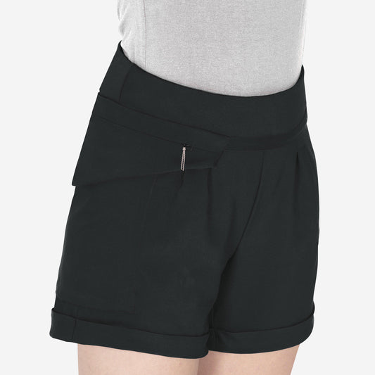 Women's Hiking Shorts Black - NH500