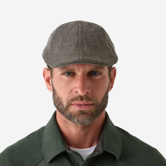 FLAT CAP TWEED 500 GREY