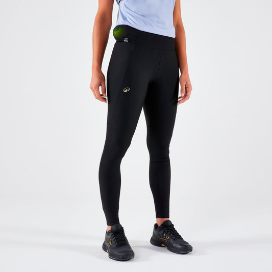 Women's Tennis Leggings Dry Hip Ball - Black