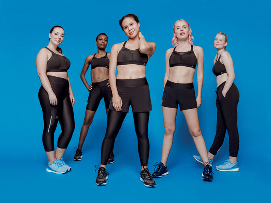 LONG TIGHT RUN DRY W BLACK
