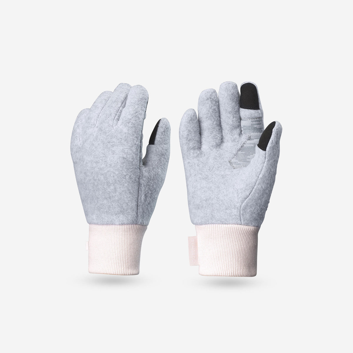 GLOVE FLEECE HIKE500 TW GREY