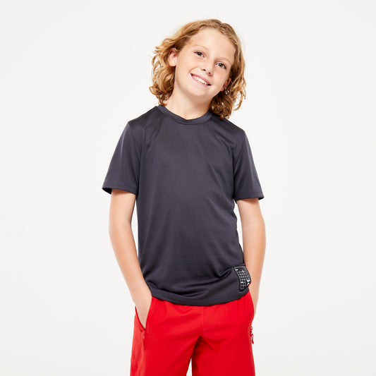 Kids' Breathable T-Shirt - Carbon Grey