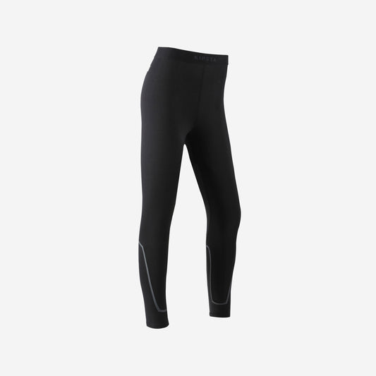 Kids' Football Base Layer Leggings Black - 100 Series