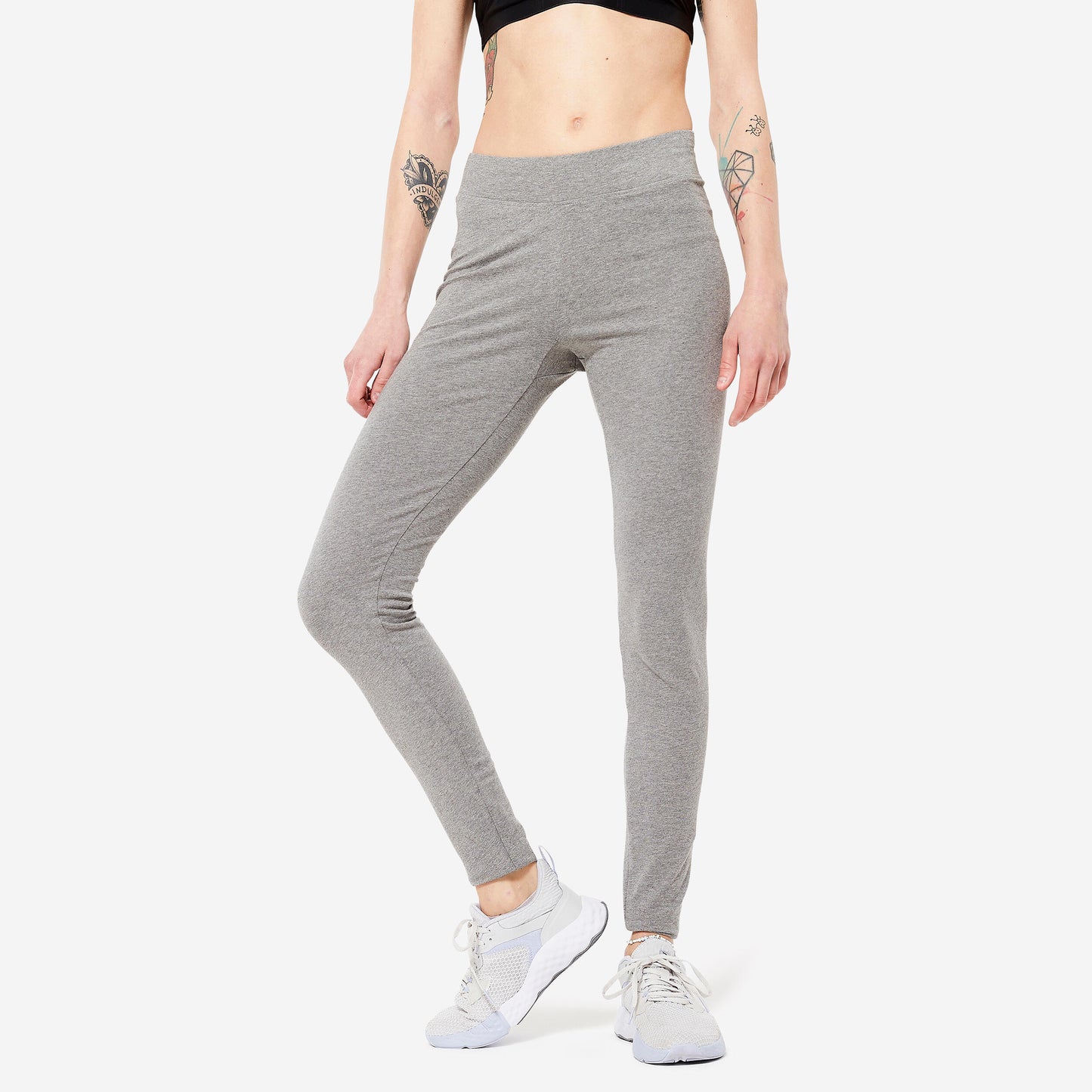 Women's Slim-Fit Fitness Leggings - Grey