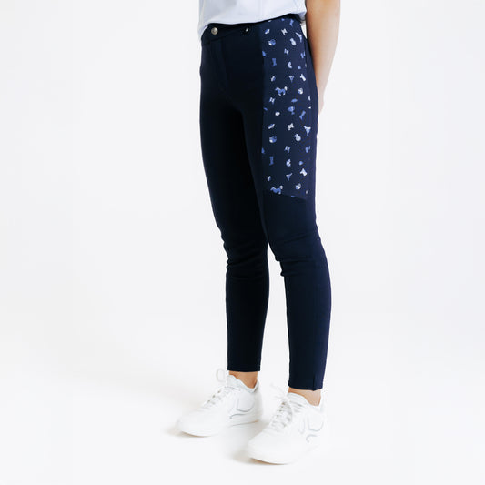 Kids' Horse Riding Jodhpurs Magic - Blue Print