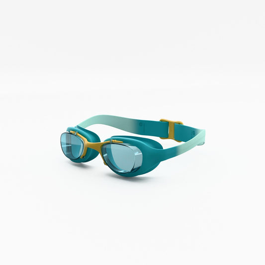 Kids' Swimming Goggles - Xbase turquoise tinted green