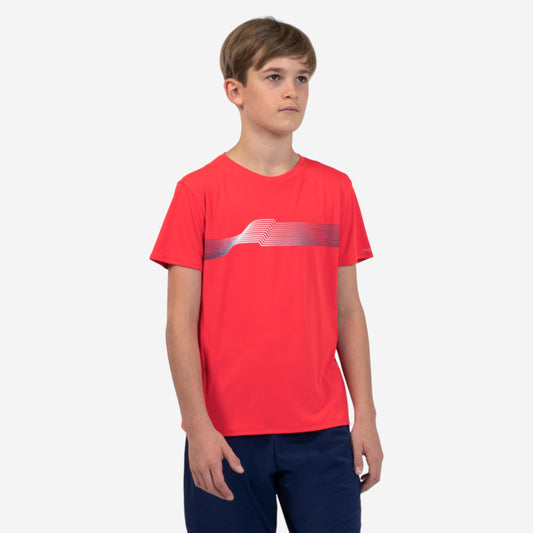 AT300 Kiprun Track Kid's Running and Athletics T-Shirt Red