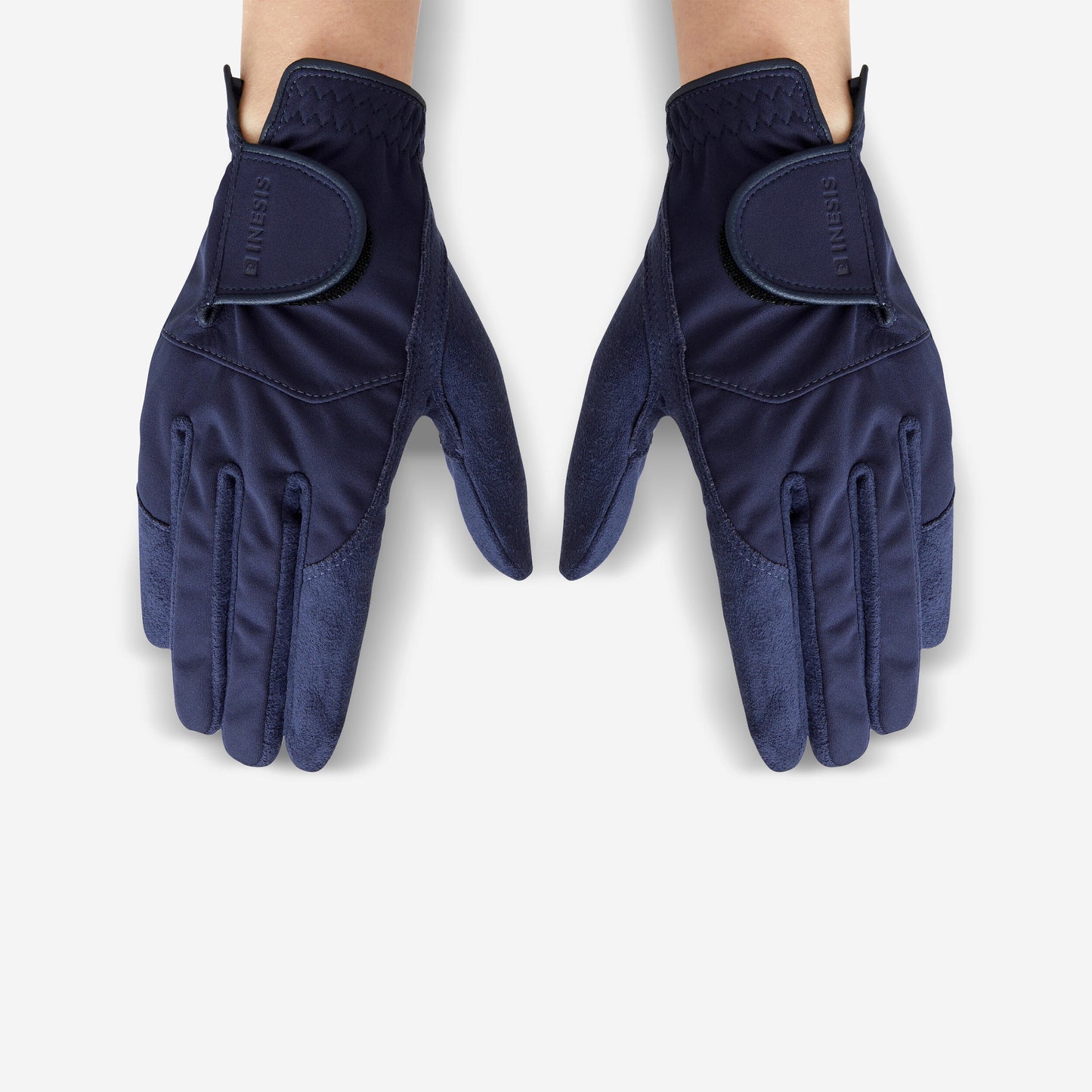 Women's rain golf gloves, RW navy blue