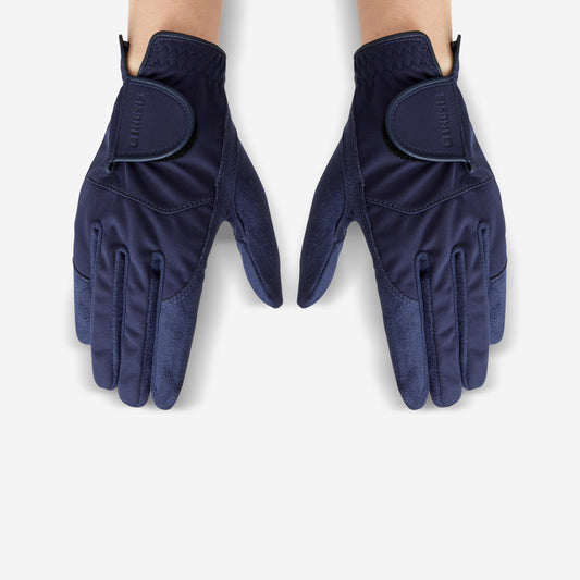 Women's rain golf gloves, RW navy blue