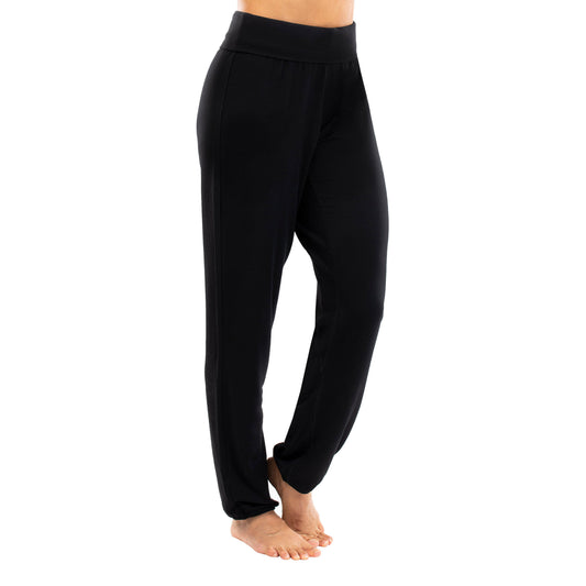 Women's Loose Modern Dance Bottoms - Black