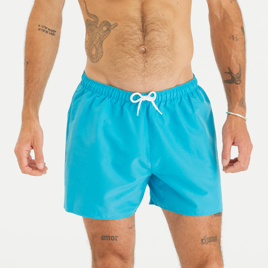 Men's Swim Shorts Surf 100 15" Short - Hendaia MW Turquoise