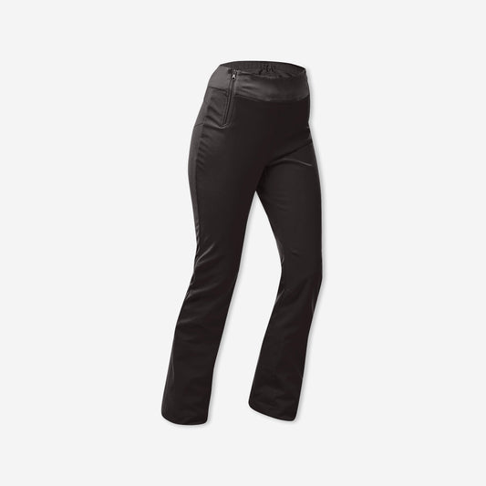 Women's Warm and Fitted Ski Trousers 500 - Black