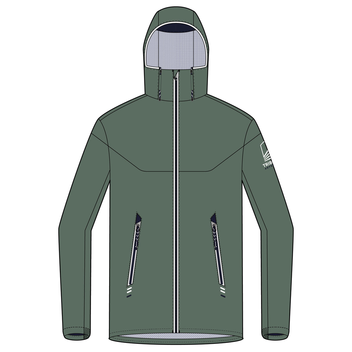 Jacket Sailing 100 M Kaki