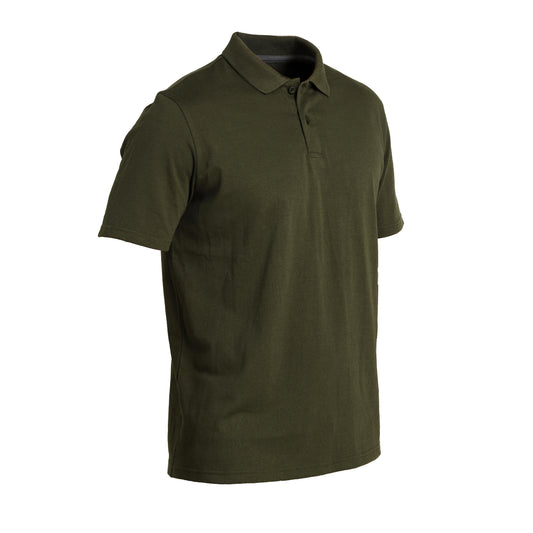 100 Short-Sleeve Hunting Polo Shirt - Green