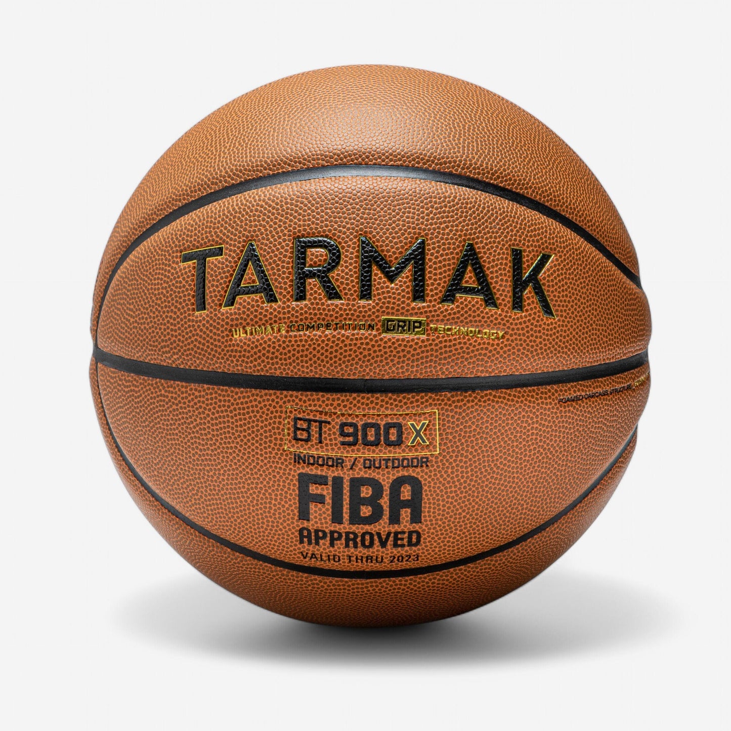 Size 7 FIBA Basketball BT900 Grip Touch - Orange
