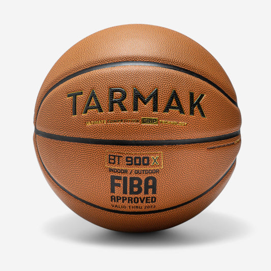 Size 7 FIBA Basketball BT900 Grip Touch - Orange