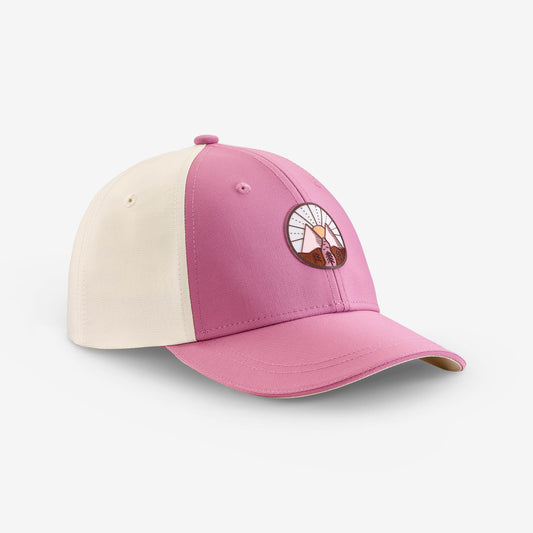 Kids' cap, 7-15 years, MH100 - Pink/Beige
