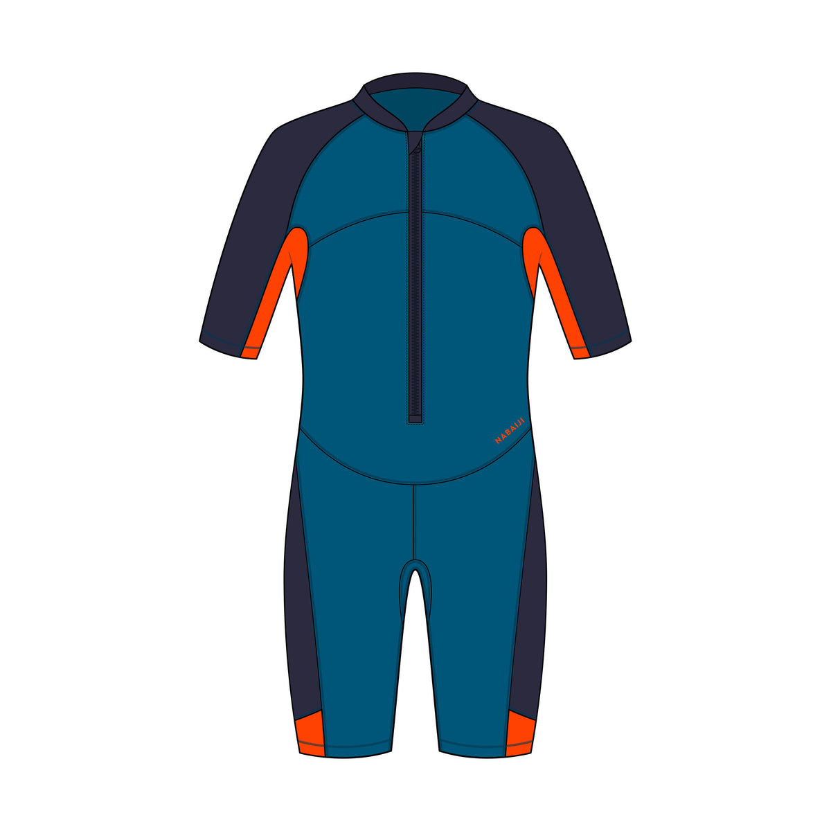 SHORTY 100 KLOUPI BLUE ORANGE**