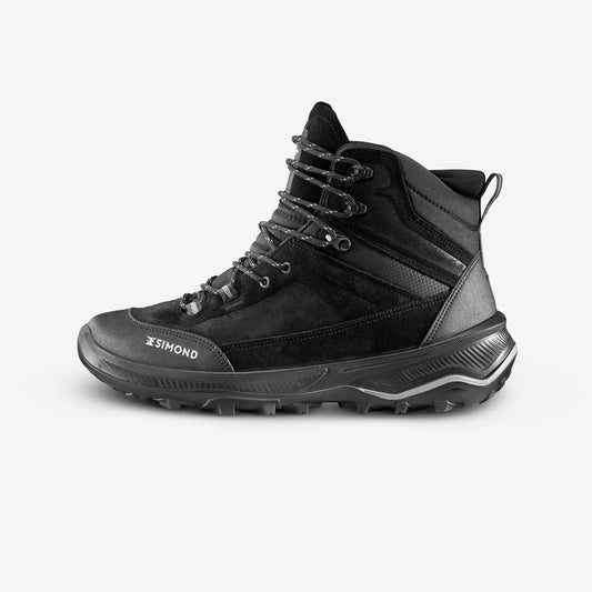 MEN'S LEATHER HIGH TREKKING BOOTS - MT100